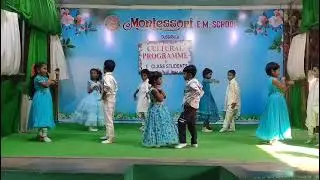 CHINNI GUNDELO ENNI ASSALO SONG DANCE PERFORMANCE BY MONTESSORI SCHOOL 1st CLASS STUDENTS (2025) 