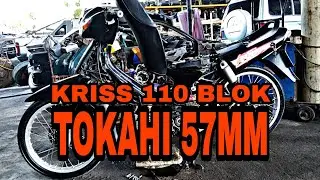 RESEPI MODENAS KRISS 110 BLOK TOKAHI 57MM OUT METER (130cc)