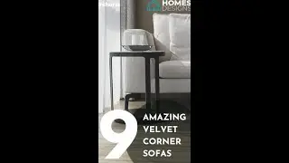 Velvet Corner Sofas: 9 Best Value Designer Sofas Right Now #shorts | Interior Design