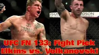 UFC FN 133 Fight Picks: Darren Elkins vs Alexander Volkanovski