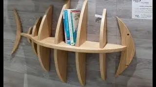 Turn old wood to Wooden Fish-bone shelf ||Creative Wall Decor||
