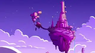 Floating Island lighthouse animation