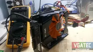 Reparo em uma placa de vídeo GTX750Ti