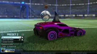 Rocket League&reg; Purple Spiralis wheels