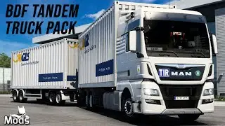 ETS2 1.40 MODS ★ LKW Tuning ▶️ MAN TGX Euro6 BDF Tandem Truck Pack 139. 85 [Basteln mit Maximus]