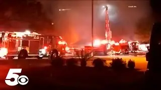 Fire destroys Elite Catering in Fayetteville