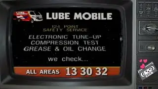 Lube Mobile 124 Point Safety Service Commercial 1995