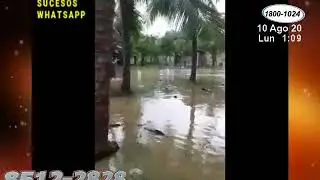 Fuertes lluvias causan estragos en varias zonas de la costa Caribe norte