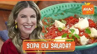 Salada de tomate ralado com muçarela de búfala | Rita Lobo | Cozinha Prática