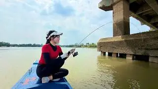 Cá Sơn To Quá |  Bất Ngờ Trúng Đàn Cá Sơn Dưới Chân Cầu | Sông Đồng Nai