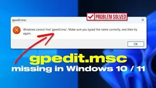Как включить редактор групповой политики в Windows 11/10 (Home) | Быстро и просто!