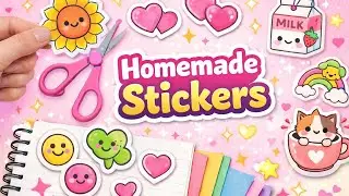 Stickers vah bhi homemade kaise???🤔🤔