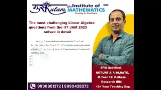 IIT JAM 2025 Linear Algebra Q 24
