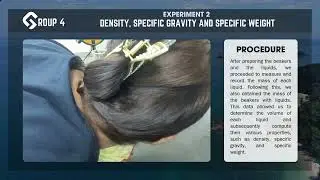 EXPERIMENT 2 - CE322 (GROUP 4) Density, Specific Gravity and Specific Weight