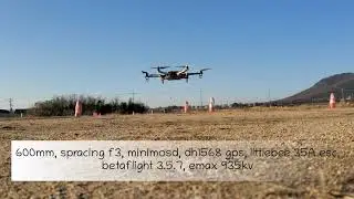 21.11.27. spracing f3 600mm frame drone finish the pid setting.