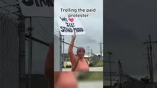 Разговор с платным протестующим возле центра содержания под стражей в Чикаго #chicago #iceprotest