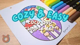 🐻🌸Cozy & Easy Coloring | CocoWyo 