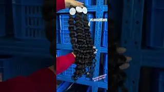 Loose Wave Bundles #tutorials #lacewigs #gluelesswig #fyp #haircrush #2024 #bundles #loosewave