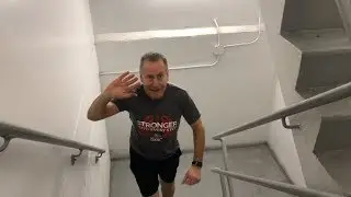 Dave Eanet trains for the American Lung Association Fight For Air Climb
