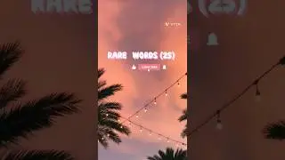 Rare words🌈📑🦋✨🧿#ytshorts✨💫#aesthetic💗