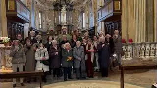 compleanno di suor Elvira petrozzi. auguri da parte della basilica San Vittore al corpo di Milano.