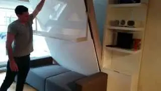MurphySofa Float wall bed sofa in Vancouver Canada