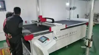 Seat cover cutting machine