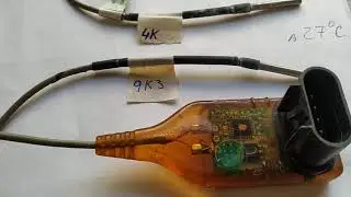 Sensor serial de temperatura de chiller Trane. reparaci&oacute;n, cambio de ntc de 10k