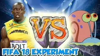 The Fastest Attackers VS The Slowest Defenders - FIFA 18 Experiment