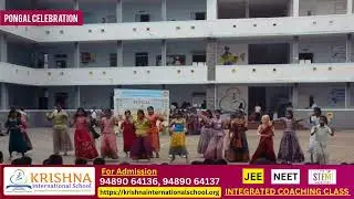 Pongal Celebration 2026 | Pre-Primary Students Dance Performance | Krishna International School