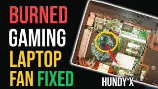 Gaming Laptop Overheating? Fan Burned? 🔥 Fixing a Dead Cooling Fan by Replacing the Driver Chip 🔧