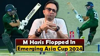 Mr. 360 Mohammad Haris clean bowled against Oman as well. 2 in 2 for Pakistan captain.