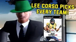 Lee Corso Picking EVERY Team on NCAA Football 09