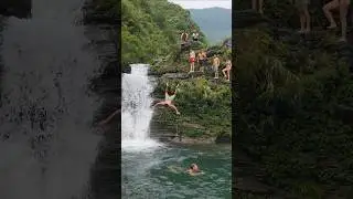 Dive and explore beautiful waterfalls with Alessandro #travel #waterfall