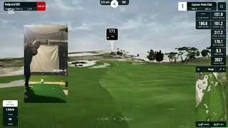 Hole 1 - Cyprus Point on GSpro with Square Golf Reader 