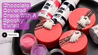 Chocolate Covered Oreos With A Spooky Twist!