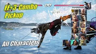 Leroy ff+3 Combo Pickup Testing on All Characters | Tekken 7 Season 3