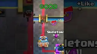 Perfect vs Failed Bandit Defense in Clash Royale #shorts