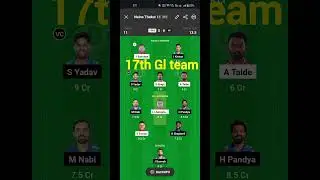 Mi vs PBKS Dream11 GL team || #dream11 #iplteam #dream11team #gl11team #short #viral #ipl2024
