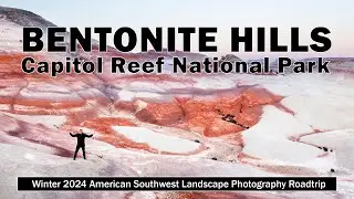 BENTONITE HILLS Landscape Photography - Capitol Reef National Park - Cathedral Loop Drive - Utah