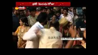 Prabhas attend Manchu manoj marriage