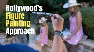 Capture the Fast Changing Light (Figure Painting Demo High Speed)