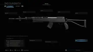 Call of Duty Modern Warfare: All Attachments For SKS in Gunsmith (No Commentary)