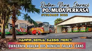 kunjungan ke garasi PO. MUDA PERKASA update terbaru 2022 | edisi ngabuburit #buspariwisata