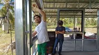 Pagawa ng bahay, Magpataod nata sa atoa slidding window nauna pa kaysa Dingding