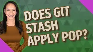 Does git stash apply pop?