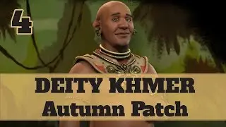 Civ 6 Khmer 4 Let's Play - Jayavarman Religious Relics Victory on the Autumn Patch