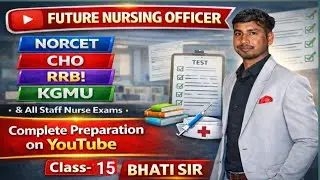 NORCET ,RRB , CHO, STAFFSocially or community health nursing theori class 3rd Future Nursing Officer