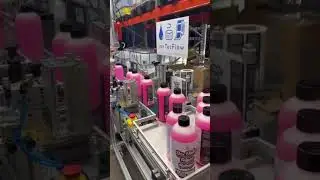 Fertigungsstrasse f&uuml;r Fahrzeugpflegemittel - InnTecFlow GmbH x AHIM6   #madeingermany #robot