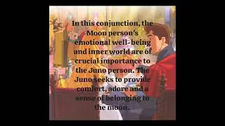 Your Moon conjunct your partner's Juno in synastry. Astrology! ⭐❤️